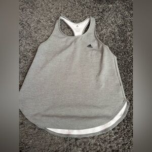 Adidas Women's Heather Gray Tank Top